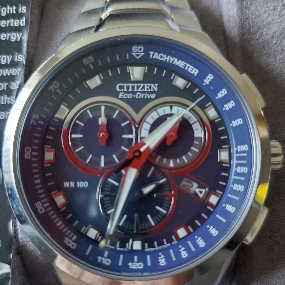 Like new Citizen eco-drive Chronograph watch!
